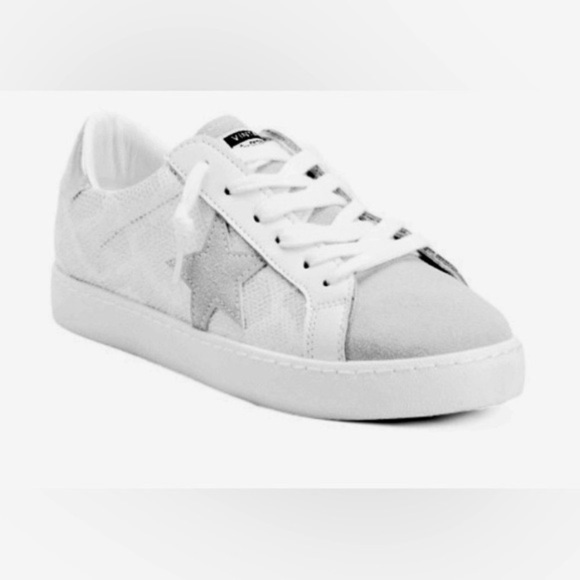Women’s VINTAGE HAVANA Carla snakeskin leather star sneakers- Size 8.5 - Picture 1 of 10